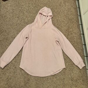 LOFT Pink Hooded Sweater